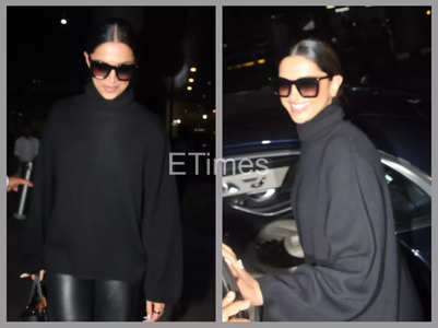 Deepika returns to India after presenting at the Oscars
