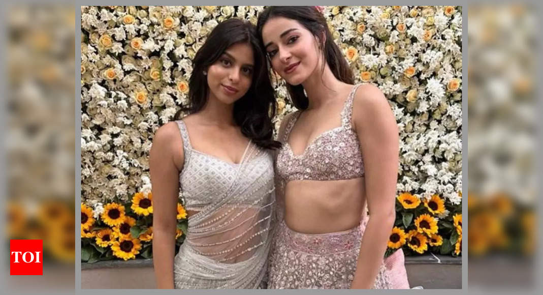 BFFs Ananya Panday and Suhana Khan’s UNSEEN photo from Alanna Panday-Ivor McCray’s haldi ceremony – Times of India