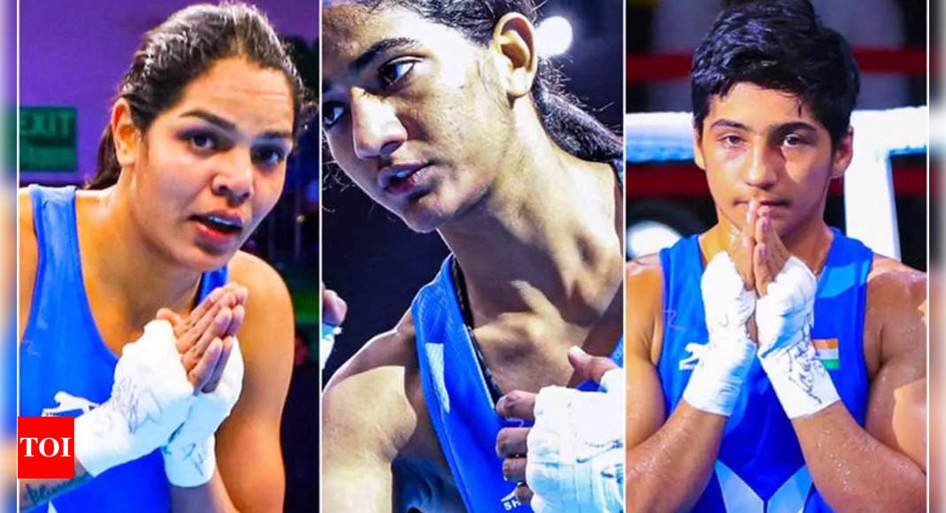 Nitu, Preeti, Manju enter pre-quarters of Women’s World Boxing Championships | Boxing News – Times of India