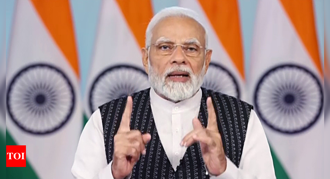 Modi:  Hurt by success of India’s democracy and institutions, some people attacking it: PM Modi | India News – Times of India