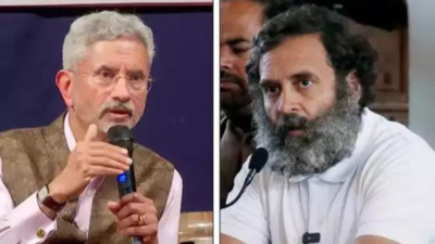 Troubled to see somebody drooling over China and being dismissive about India: Jaishankar attacks Rahul Gandhi