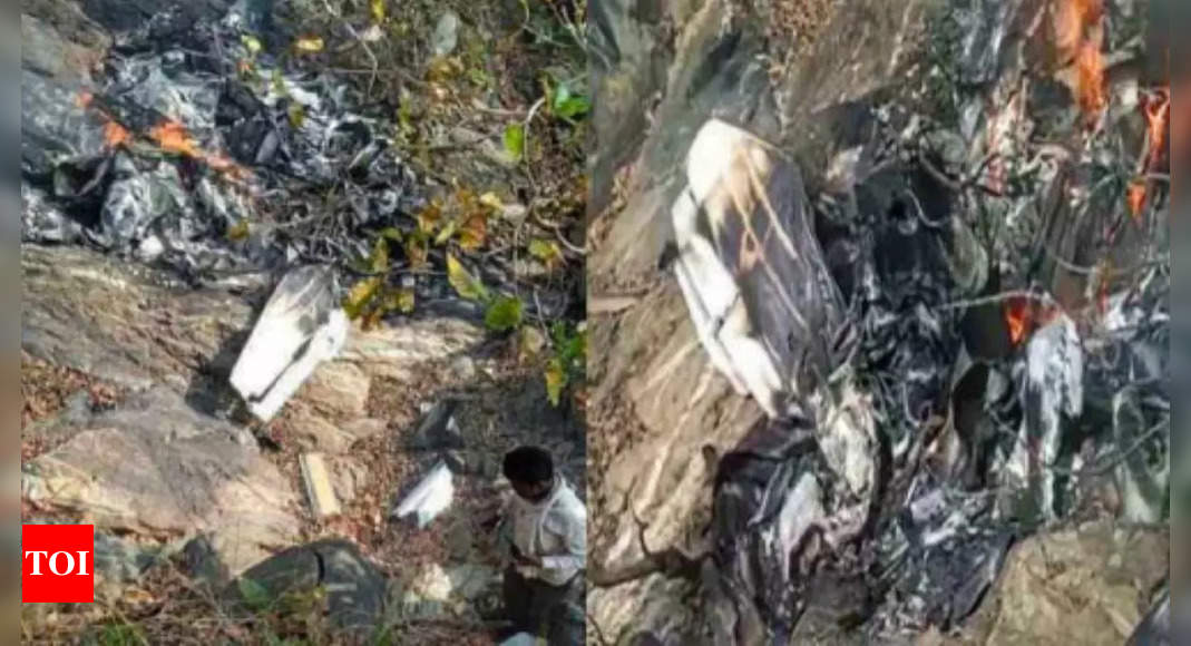 Training plane crashes in MP, both pilots killed | India News – Times of India
