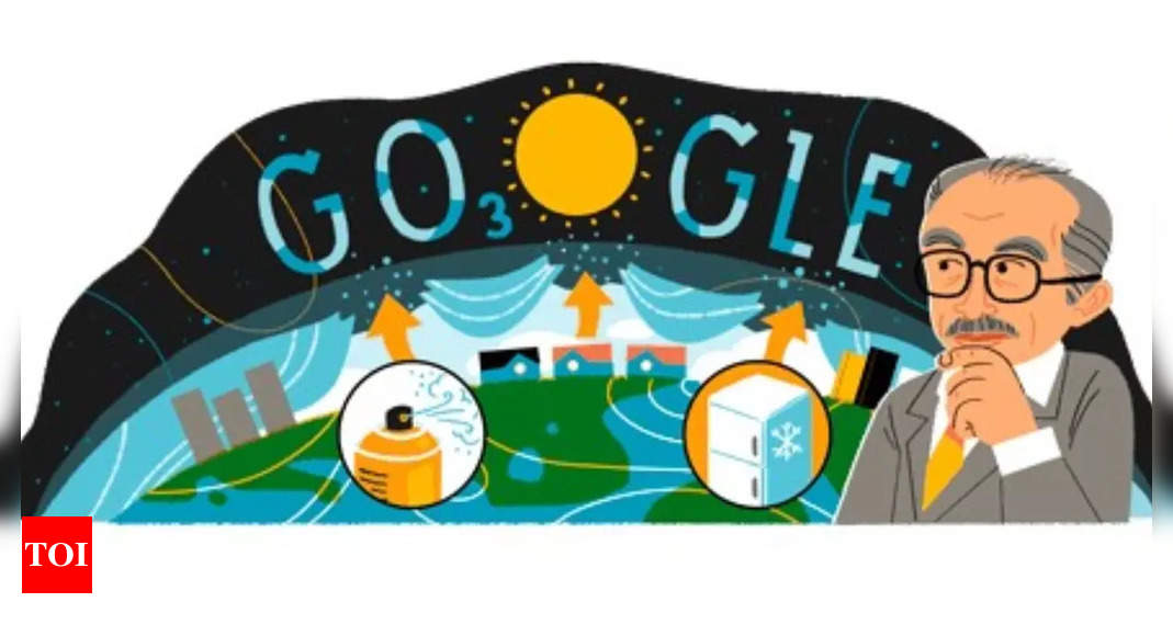Mario Molina:  Google doodle celebrates 80th birthday of Dr Mario Molina | India News – Times of India
