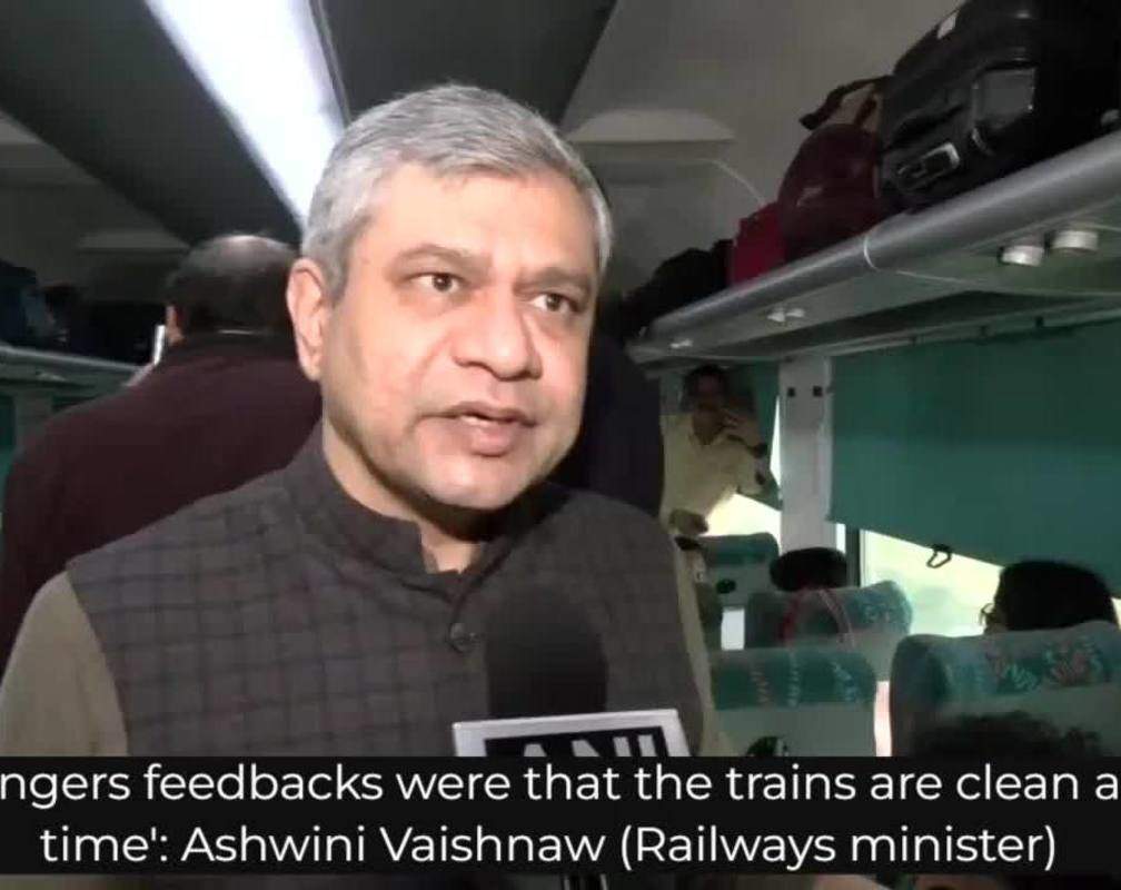 
Railways Minister Ashwini Vaishnaw inspects New Delhi-Ajmer Shatabdi Express
