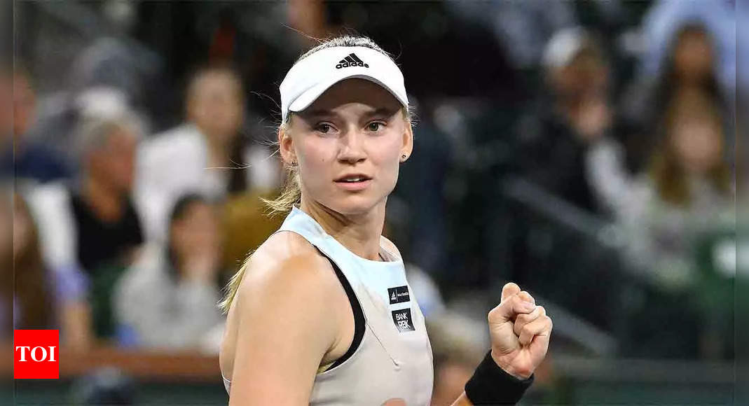 Rybakina takes aim at Sabalenka again in Indian Wells final | Tennis News – Times of India