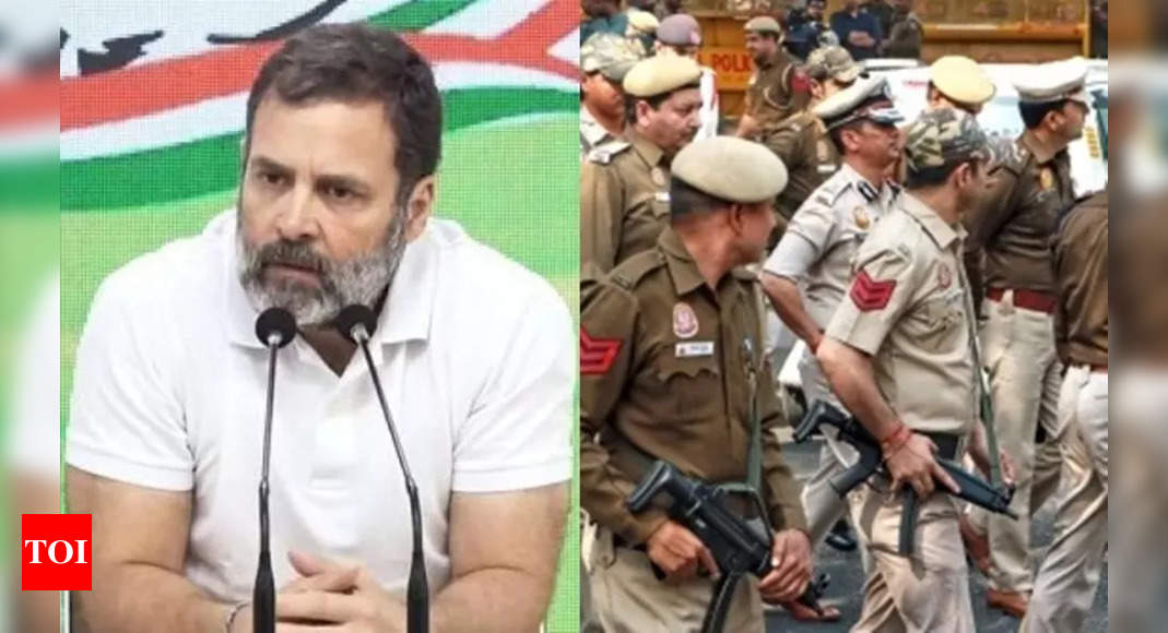 Delhi Police At Rahul Gandhi's Doorstep: Congress Calls It Worst Case ...