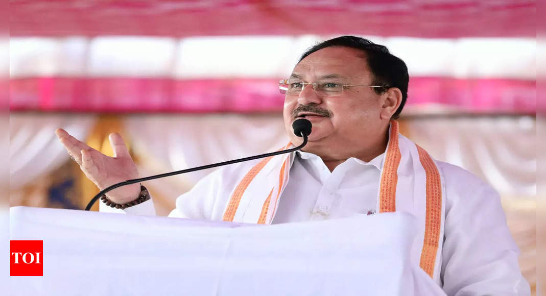 No place in democracy for those who don’t believe in it: BJP president Nadda targets Rahul Gandhi | India News – Times of India