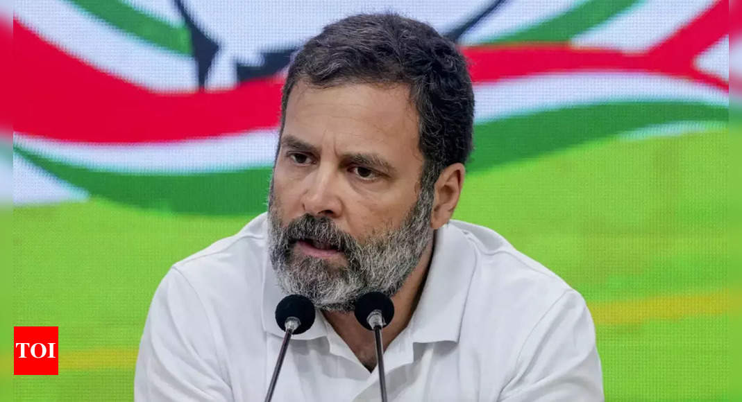 ‘Is it because of my stand on Adani?’ Rahul questions Delhi Police action over ‘women being sexually assaulted’ remark | India News – Times of India