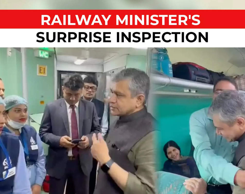 
Watch: Railway minister Ashwini Vaishnaw interacts with passengers and staff of Delhi-Ajmer Shatabdi Express
