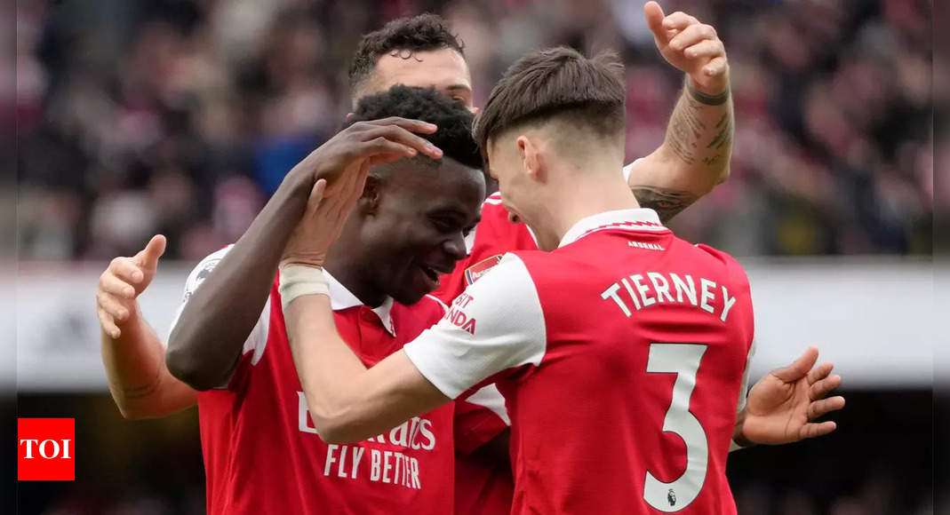 EPL: Saka stars as rampant Arsenal move eight points clear | Football News – Times of India