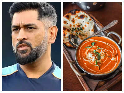 Revealed! MS Dhoni's unique style of eating Butter Chicken