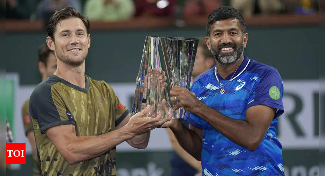 Old is gold: Rohan Bopanna claims title at 43 | Tennis News – Times of India