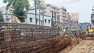 Construction work on double-decker flyover begins near Patna's BN College