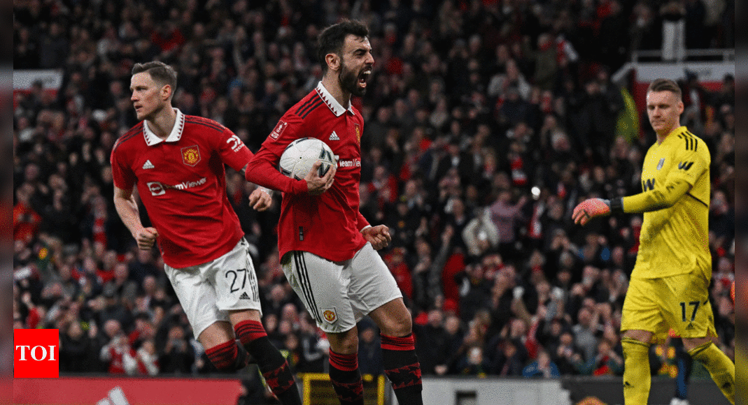 Manchester United book FA Cup semifinal berth with 3-1 win over Fulham | Football News – Times of India