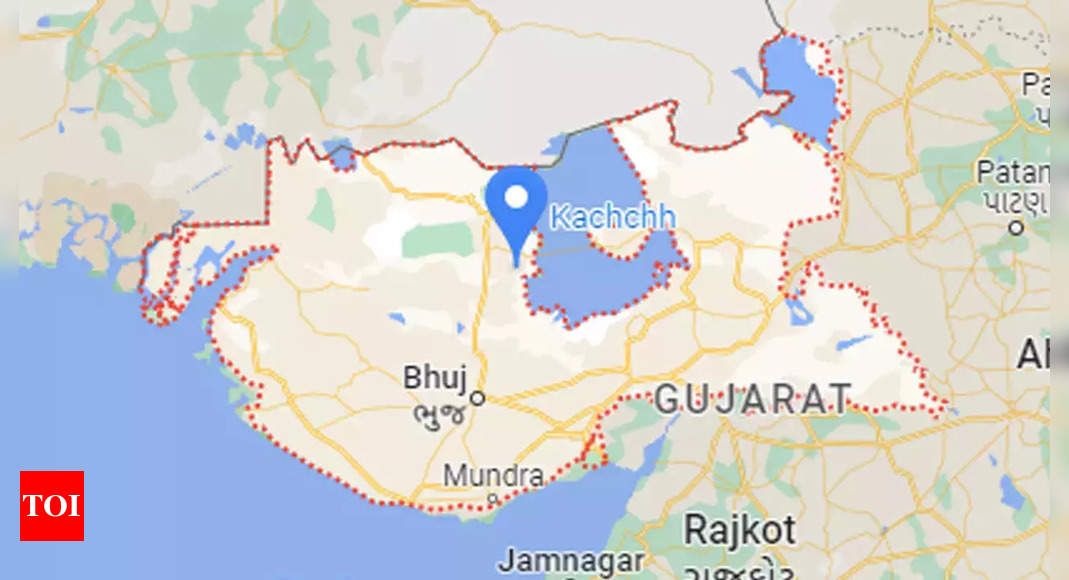 Gujarat Earthquake News: गुजरात के कच्छ में 3.2 तीव्रता का भूकंप |  अहमदाबाद समाचार – टाइम्स ऑफ इंडिया
