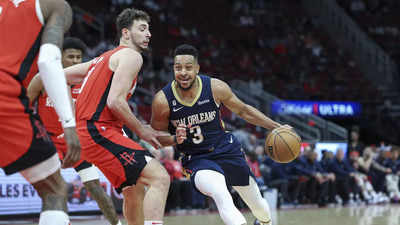 Houston rockets new orleans hot sale pelicans