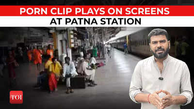 Porn clip played on crowded Patna junction TV screens for 3 minutes