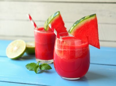 Weight loss-friendly watermelon smoothie