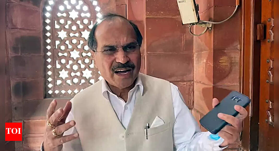 PM Modi, Mamata Banerjee have deal to defame Rahul Gandhi, Congress: Adhir Ranjan Chowdhury | India News – Times of India