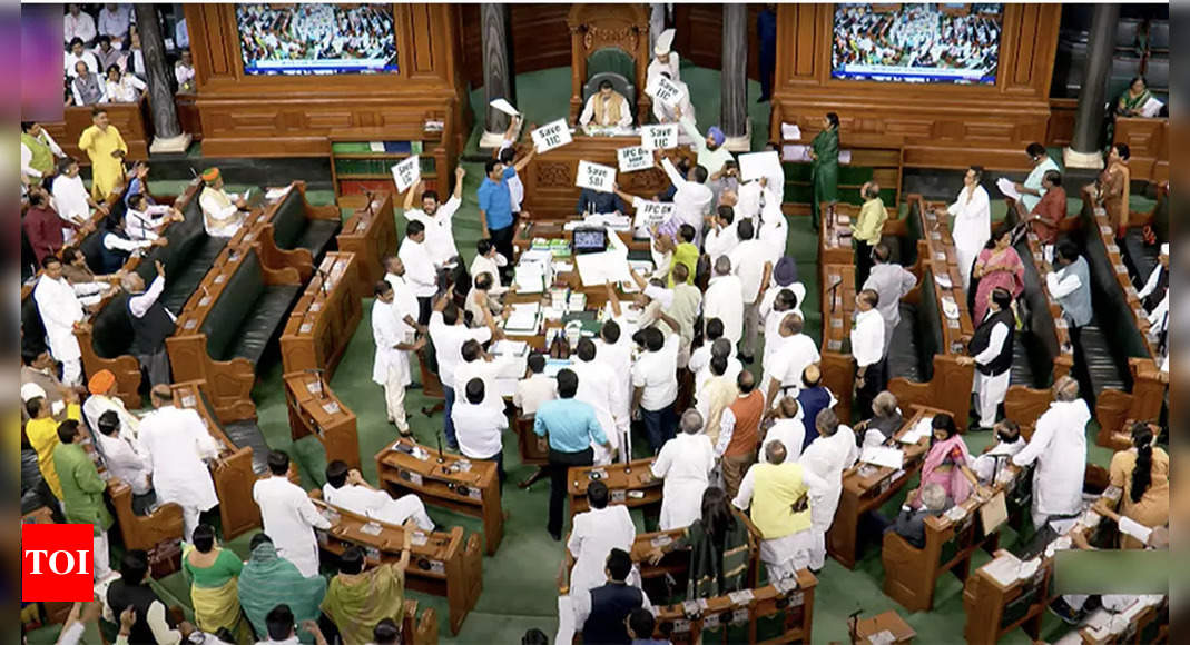 Jpc:  Opposition blames govt for Parliament impasse, vows not to back down on JPC demand | India News – Times of India