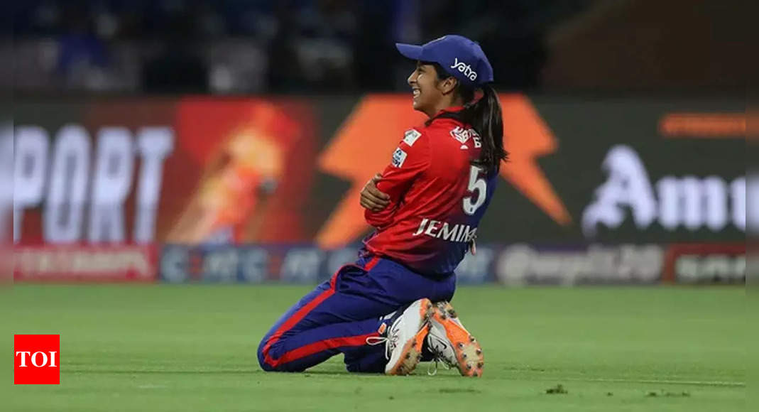 Watch: Jemimah Rodrigues plucks a screamer to dismiss Hayley Matthews | Cricket News – Times of India