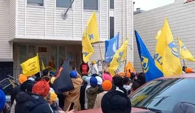 India conveys strong protest to US over vandalism at Indian consulate in San Francisco
