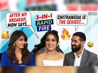 Sara Ali Khan's mom says 'It's okay' after a break-up; Vikrant Massey says 'Chitrangda Singh is the sexiest': 3-in-1 Rapid Fire, Exclusive