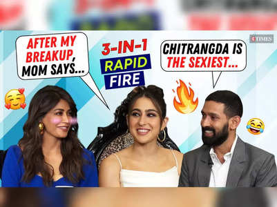 Sara, Chitrangda, Vikrant's fun rapid fire