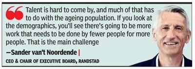 India biggest int’l talent base: Randstad CEO