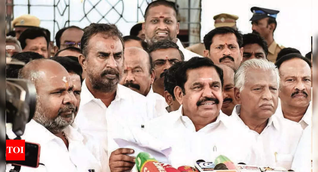 Edappadi K Palaniswami Walks Out With Supporters; Ops, His Loyalists 