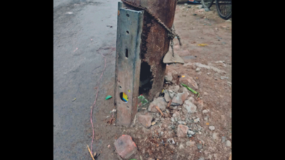 After rain, residents complain of exposed & damaged wires in Greater Noida