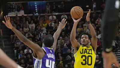 NBA: Ochai Agbaji shines as Utah Jazz beat Sacramento Kings