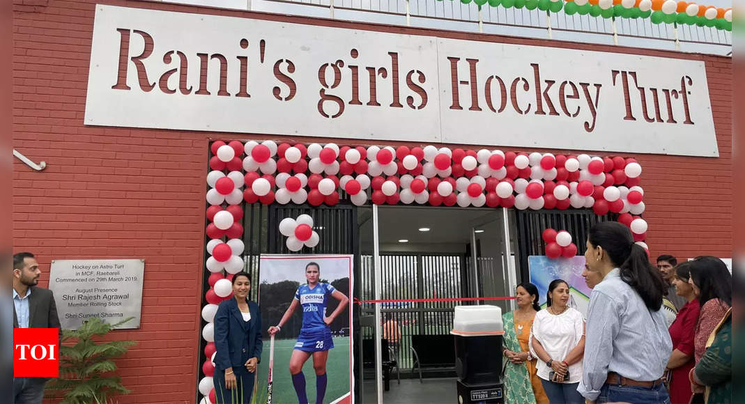 Woman Hockey Stadium: Stadium named after hockey star Rani Rampal in Raebareli | Hockey News – Times of India