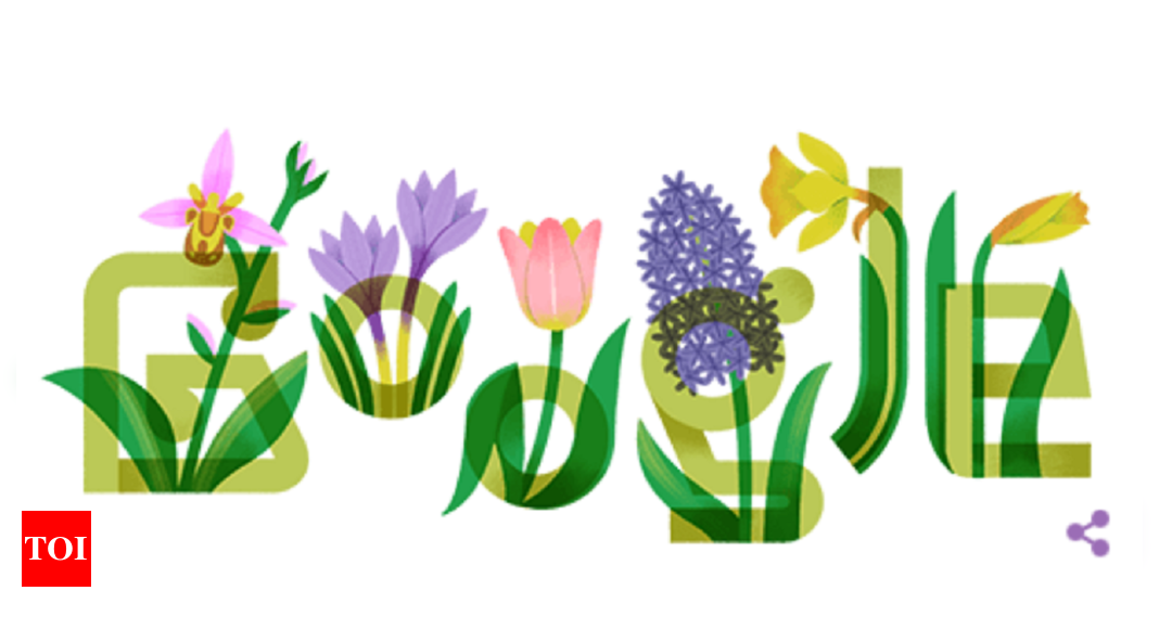 Nowruz 2023: Google celebrates Persian New Year with colourful doodle | World News – Times of India