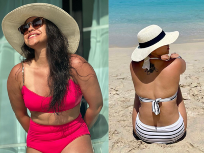 Kapil Sharma's reel wife Sumona Chakravarti wears fuchsia pink bikini with stylish hat and sunglasses; netizen says, 'Kapil paaji ne lagta hai ye avatar nahi dekha...'