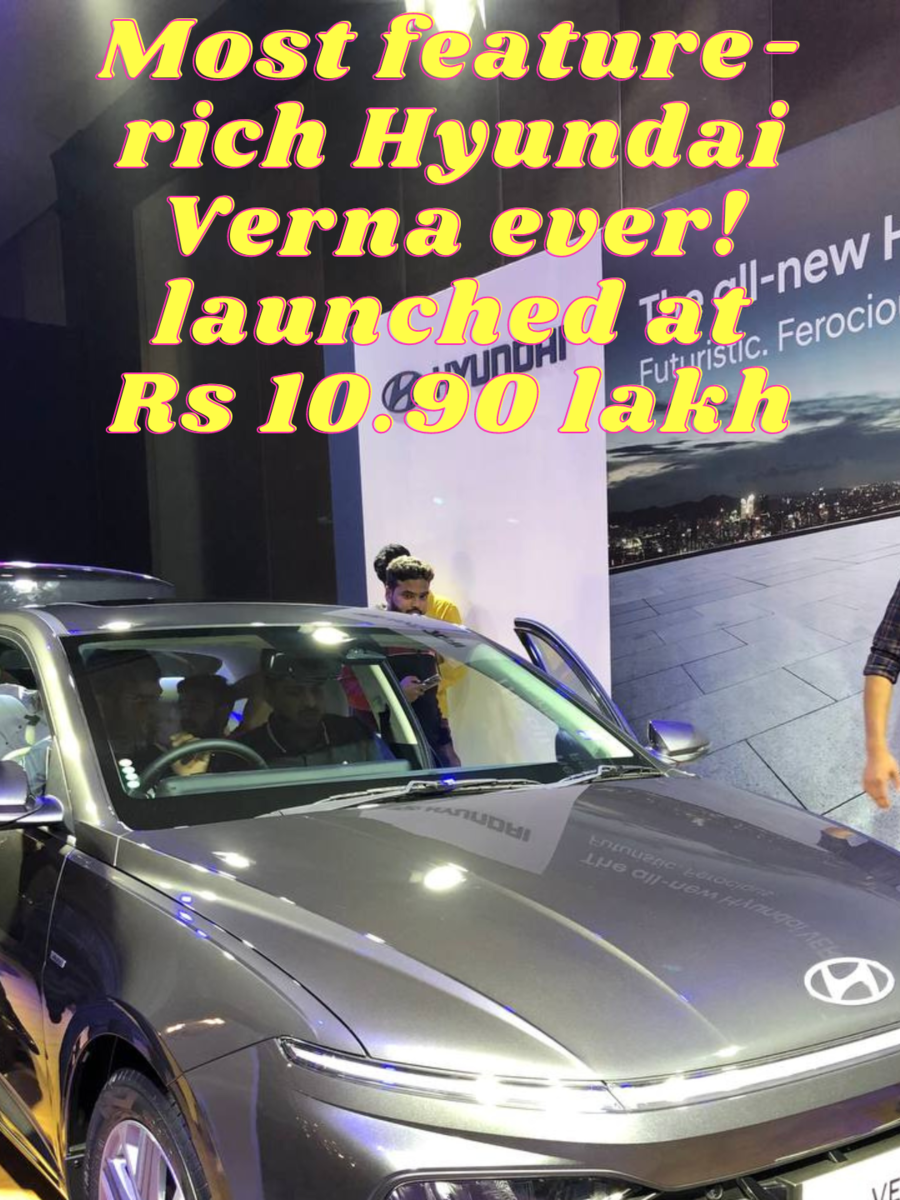 Most Feature Rich Hyundai Verna Ever Launched At Rs Lakh Times Now