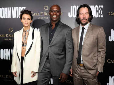 John Wick premiere has heartfelt tributes for Lance Reddick read out by the film's team