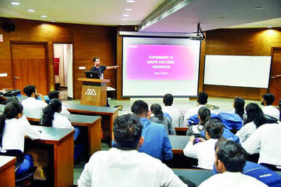 Workshop on dating etiquette and consent held in Bengaluru colleges
