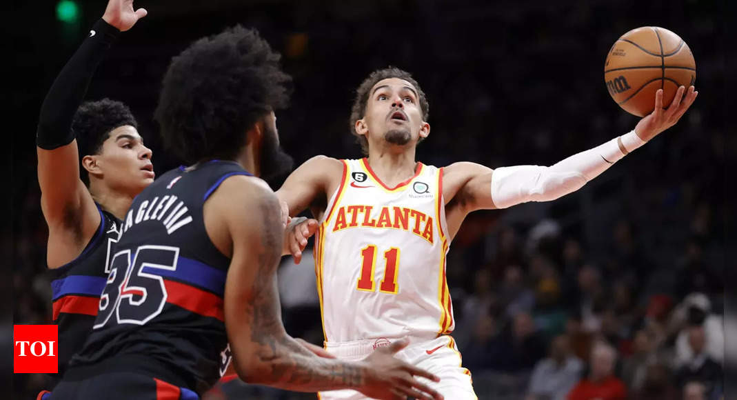 NBA: Young helps Atlanta Hawks thrash Detroit Pistons | NBA News – Times of India