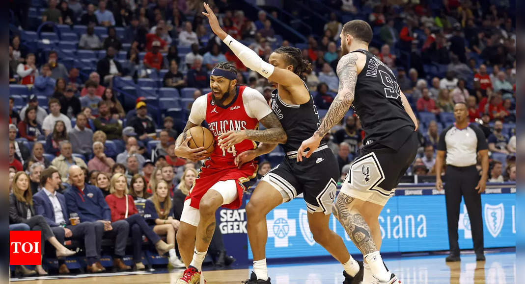 NBA: Ingram shines as New Orleans Pelicans pound San Antonio Spurs | NBA News – Times of India