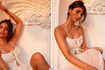 Suhana Khan shares sun-kissed pictures in white halter-neck spaghetti strap dress