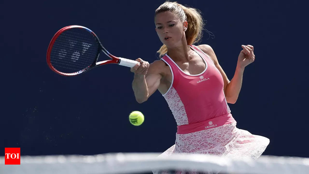 Giorgi hangs on to beat Kanepi at Miami Open | Tennis News - Times of India