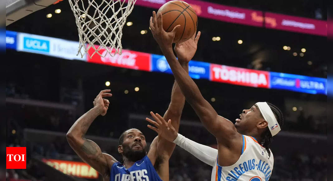 NBA Thunder Stun Clippers After Paul George Injury