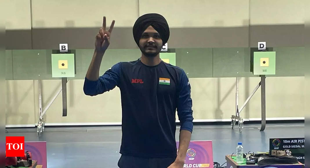 ISSF World Cup: Sarbajot Singh leaves world champion behind to storm to his first senior gold | More sports News – Times of India