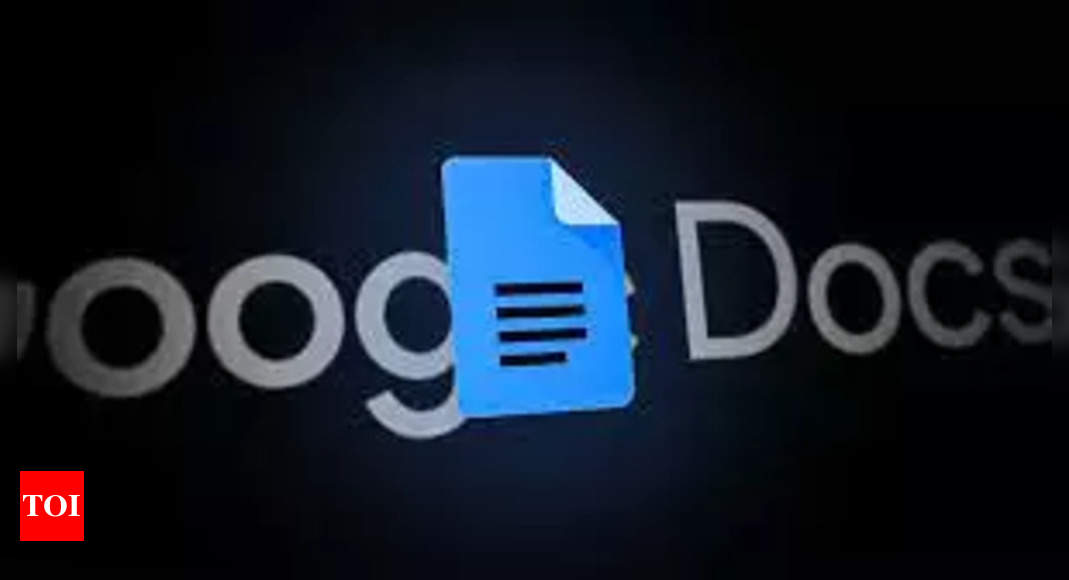 Google: Google rolls out new options to customise table of contents in Docs – Times of India