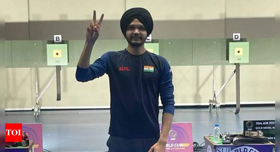 Sarabjot Singh: 'Gave up football to pursue shooting': Sarabjot Singh's World Cup gold makes him India's new goldfinger | More sports News - Times of India