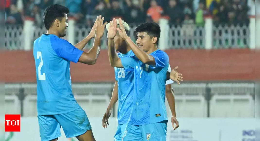 Anirudh Thapa scores winner as India beat Myanmar 1-0 in tri-nation opener | Football News – Times of India