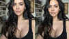 37-year-old Esha Gupta sizzles in a black spaghetti top with plunging neckline; netizens can’t keep calm