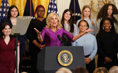 US first lady Jill Biden: It's time for men to step up for women's rights