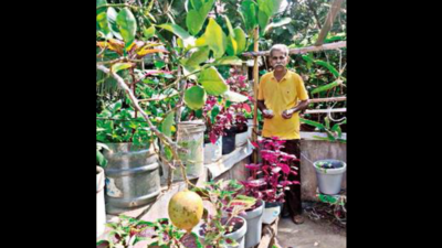 Retired police officer excels in organic farming in Thiruvananthapuram